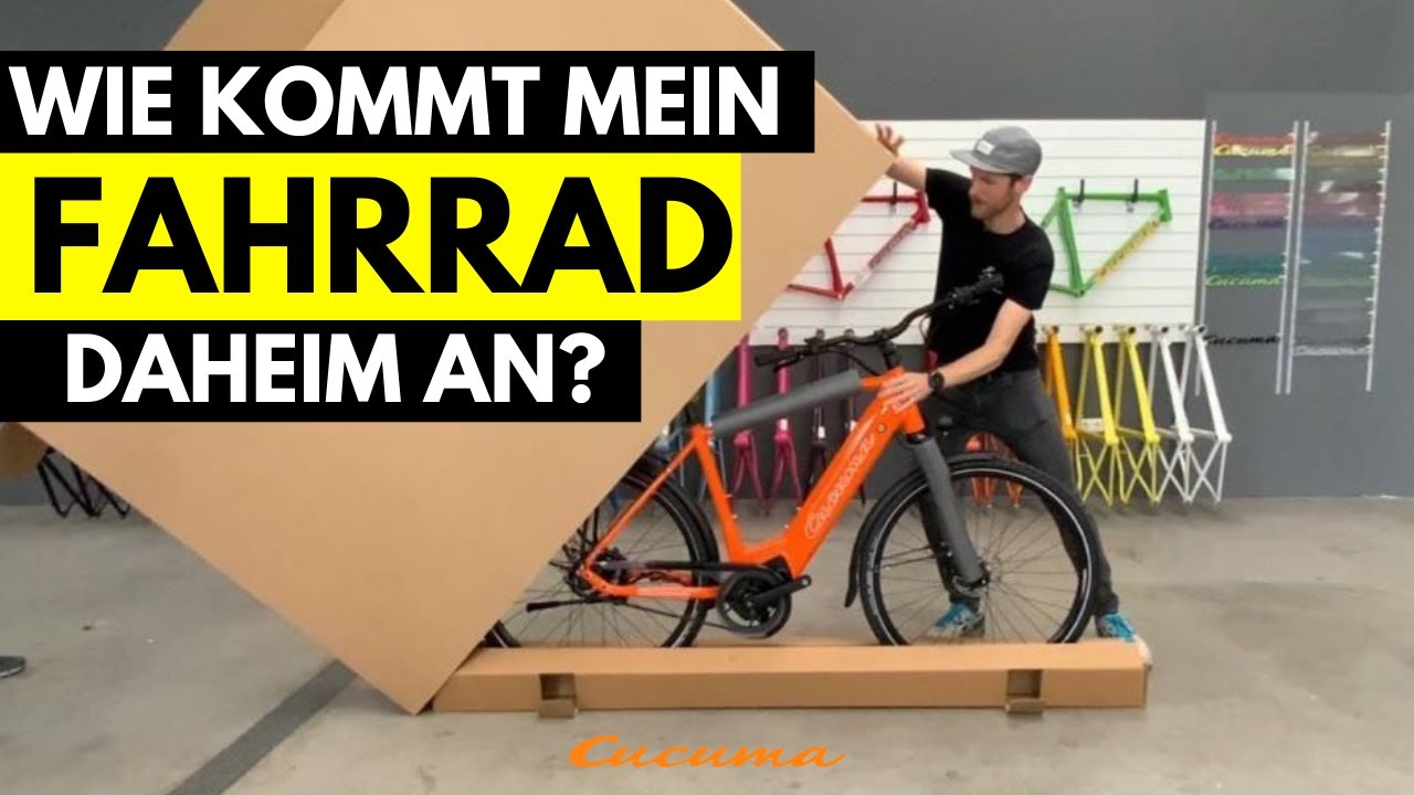 So kommt Dein Fahrrad bei Dir Zuhause an! Online Versand mit Cucuma | Unboxing | Fahrradversand 2021