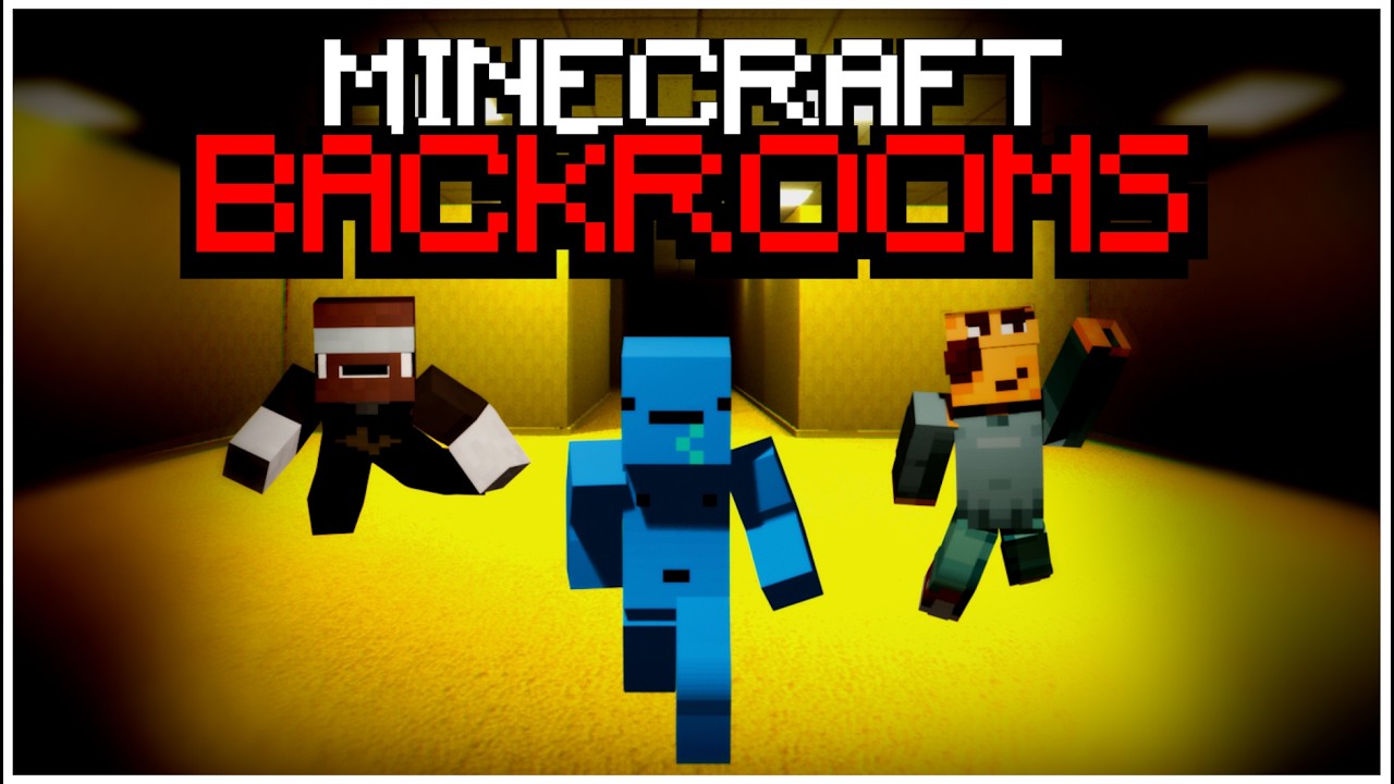 ESCAPAMOS DAS BACKROOMS NO MINECRAFT ☢️ - Backrooms: Found Footage