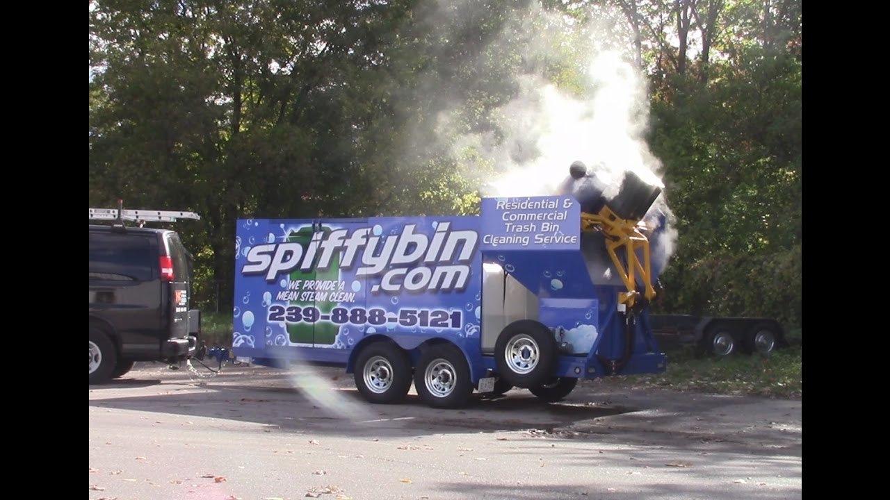 Steam Clean & Sanitize Wheelie Bins - Garbage Cans | Dan Swede | Trash Bin Cleaners Direct
