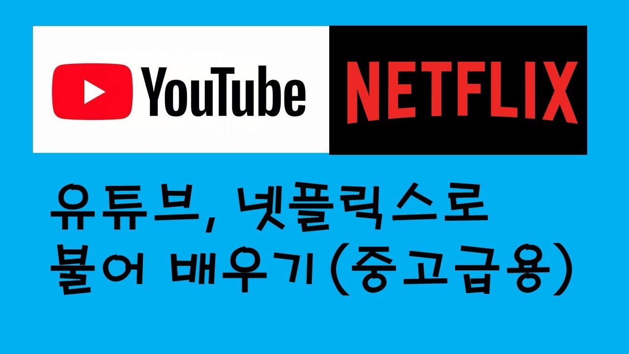 프랑스/프랑스어 회화/유튜브, 넷플릭스로 불어배우기 (중고급용)