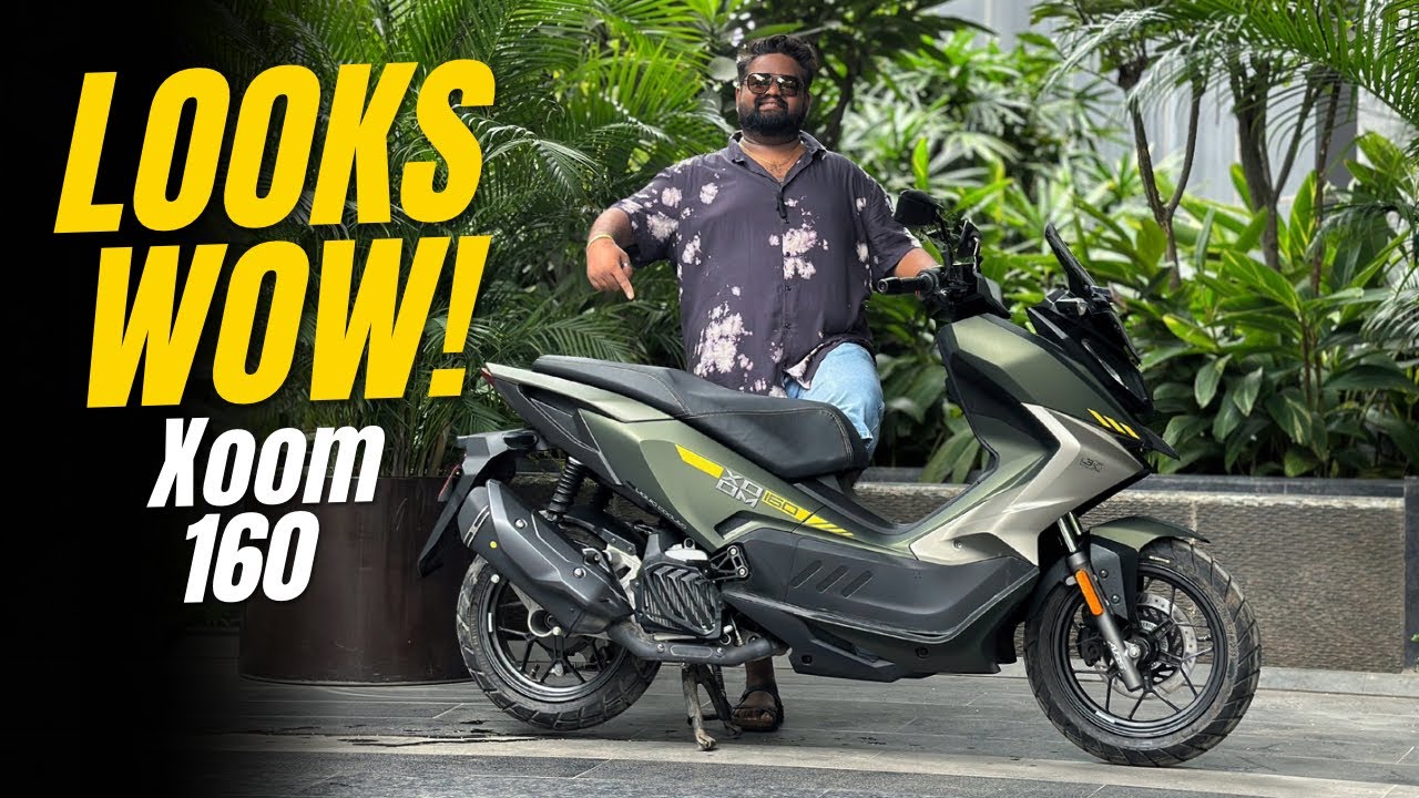 Hero Xoom 160 Walkaround | Maxi-Scooter Style, ADV Soul! - Motoroids