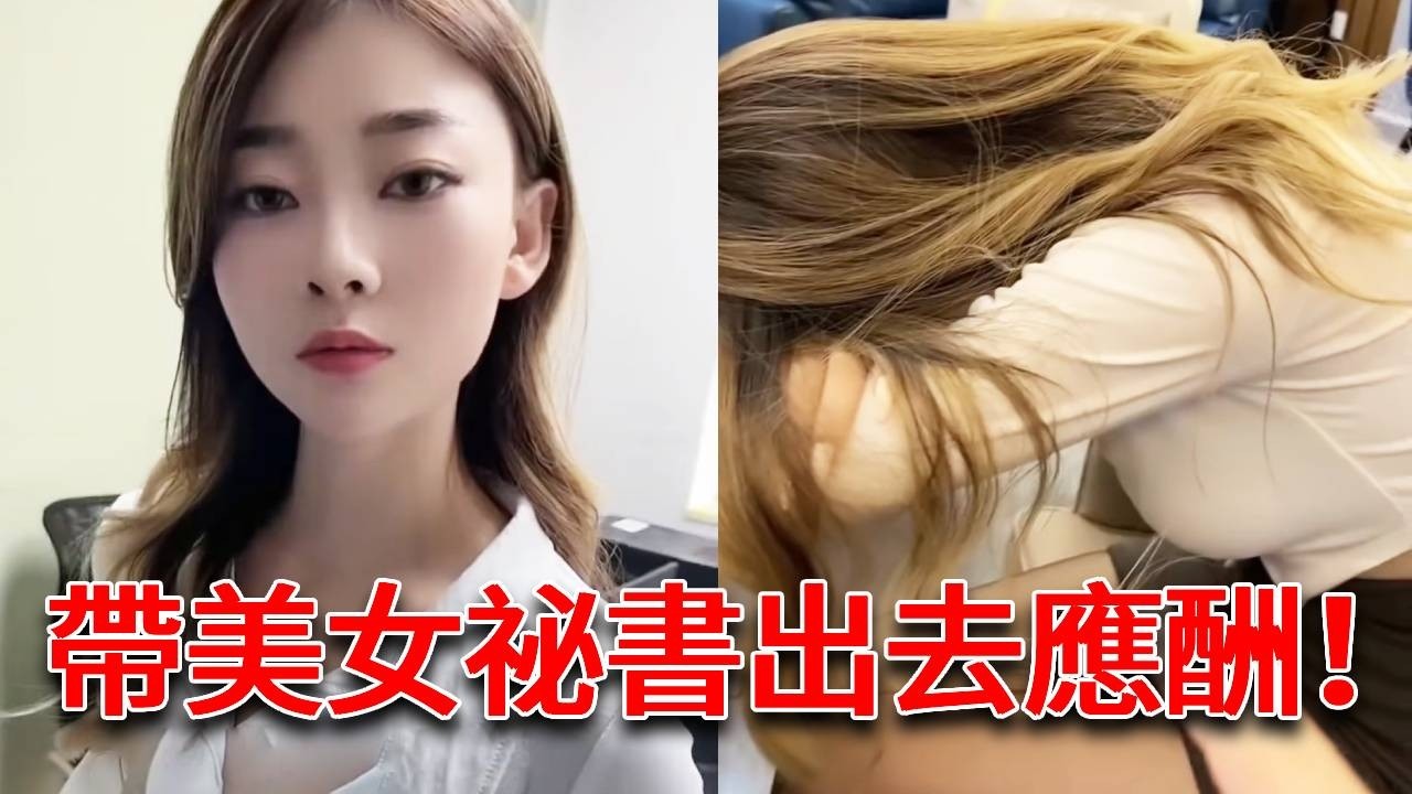 帶美女祕書出去應酬，遇到高中同學要我聯絡方式，沒想到她竟然當眾宣誓主權我是她的人【小嚴秘書】
