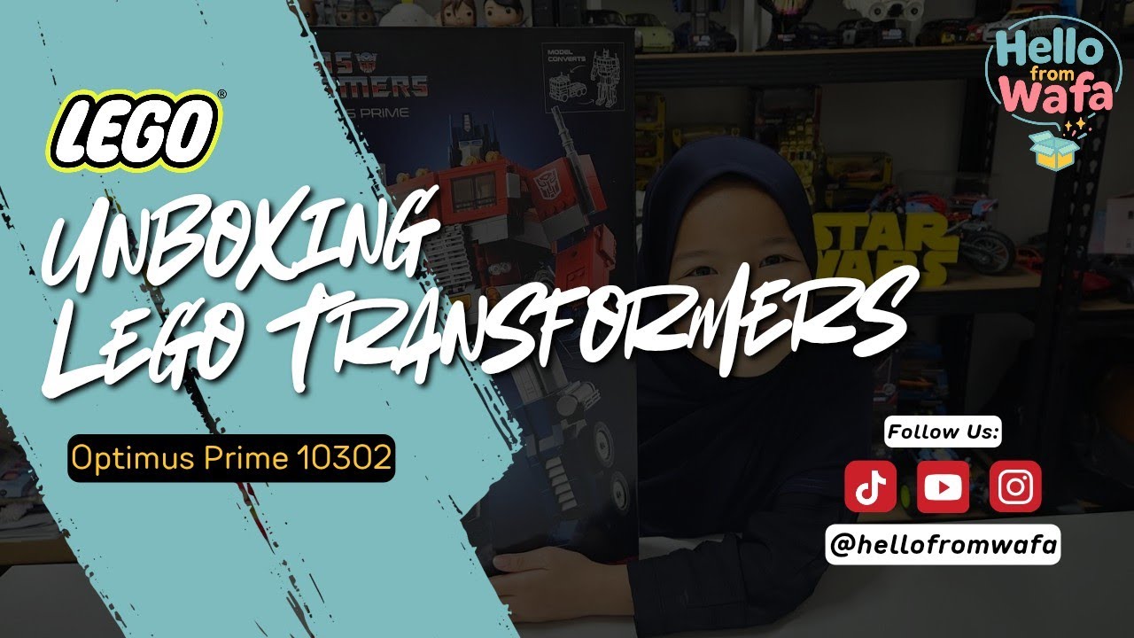 🎁 Hello from Wafa – Unboxing Lego's Transformers Optimus Prime 10302