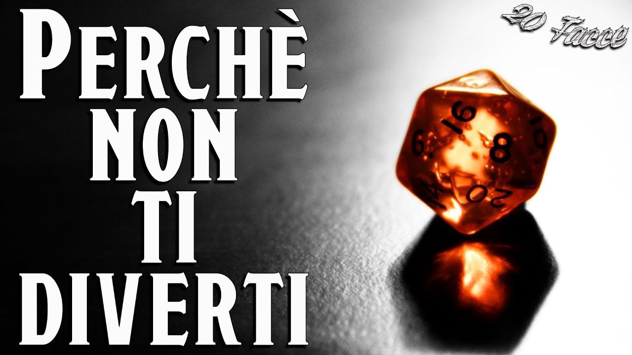 Se NON ti diverti con un GDR &egrave; COLPA del MASTER?
