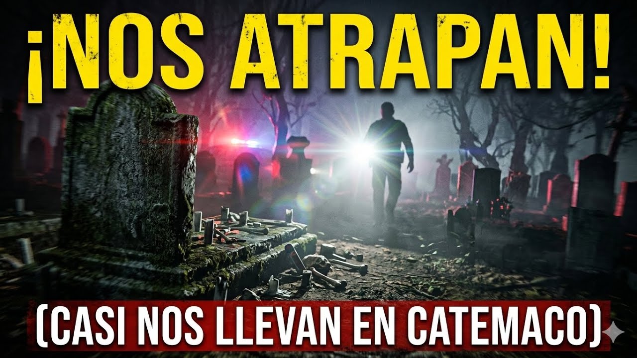 NOS CAE LA POLICIA MUNICIPAL EN EL CEMENTERIO DE LOS BRUJOS CATEMACO VERACRUZ