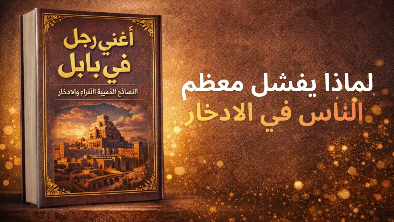 لماذا يفشل معظم الناس في الادخار؟ تعلم أسرار الثروة من أغنى رجل في بابل