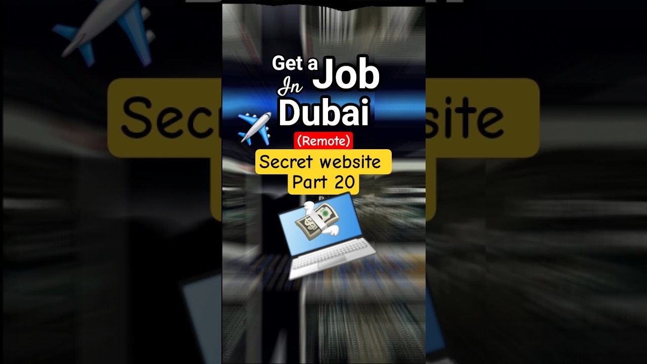 Remote Job in #Dubai ✈️ #remotework #jobs #webdevelopment
