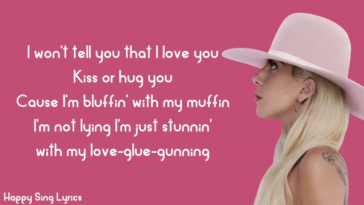 POKER FACE - LADY GAGA (Lyrics)