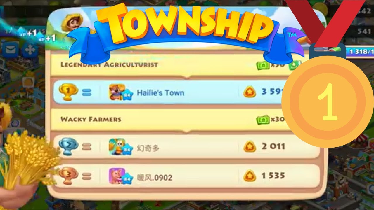 How To Win Top 1 Spot in Advance Agriculture Event | TOWNSHIP | Hailie's Town