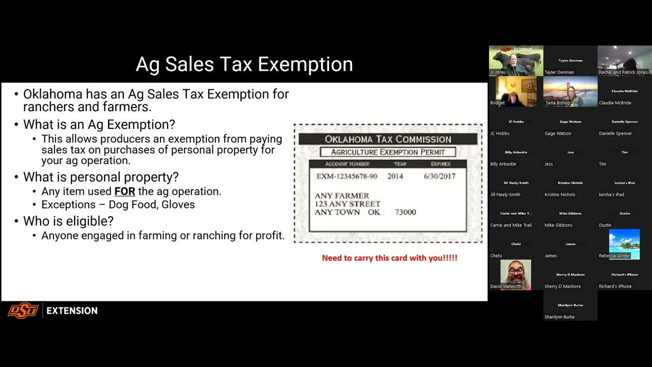 Episode 1: Ag Tax Exemptions, Farm Tags, and Considerations When Filing Taxes
