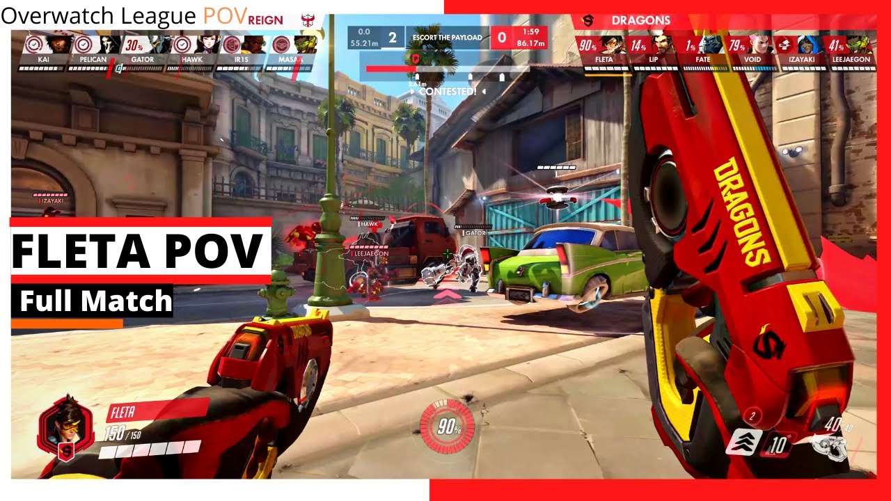 FLETA POV - GRAND FINAL | Tracer, Echo, Mei, Pharah & McCree | Dragons vs Reign | OWL Season 2021