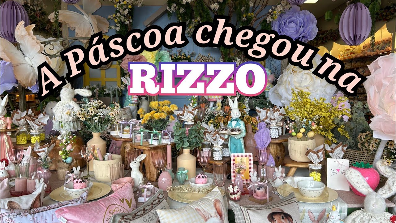 CHEGOU A PASCÓA NA RIZZO/ O CARTÃO VAI CHORAR POR LÁ. 