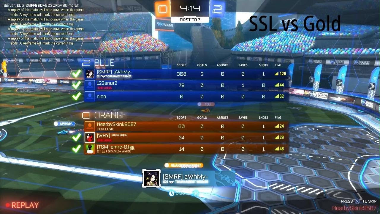 RANDOM SSL AGAINST A GOLD!!!