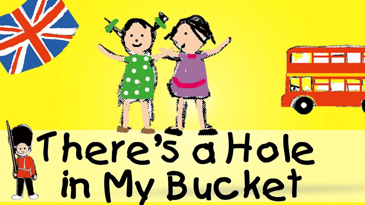 There's A Hole In My Bucket - englische Kindergarten Lieder || Kinderlieder