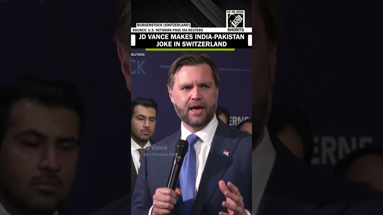 &lsquo;2 important people, an Indian & Pakistani&rsquo;: JD Vance makes India-Pakistan joke in Switzerland