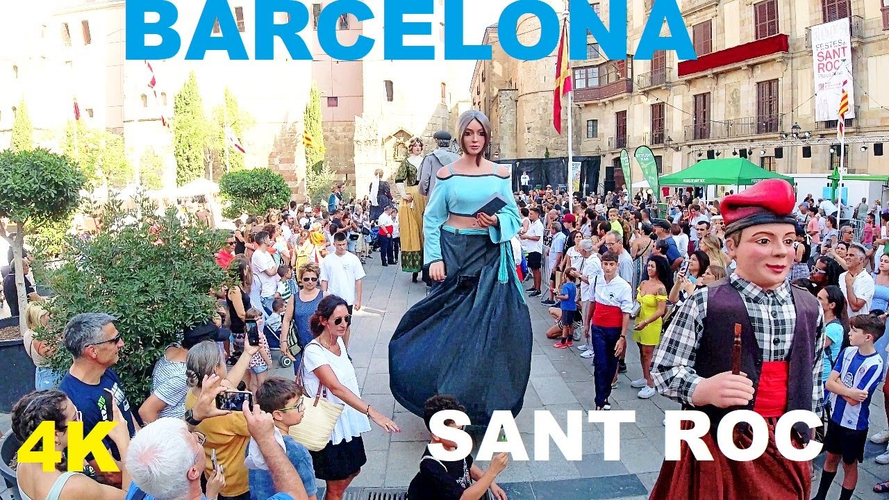 Barcelona City - Trobada i Ball Gegants - Festes de Sant Roc 2022