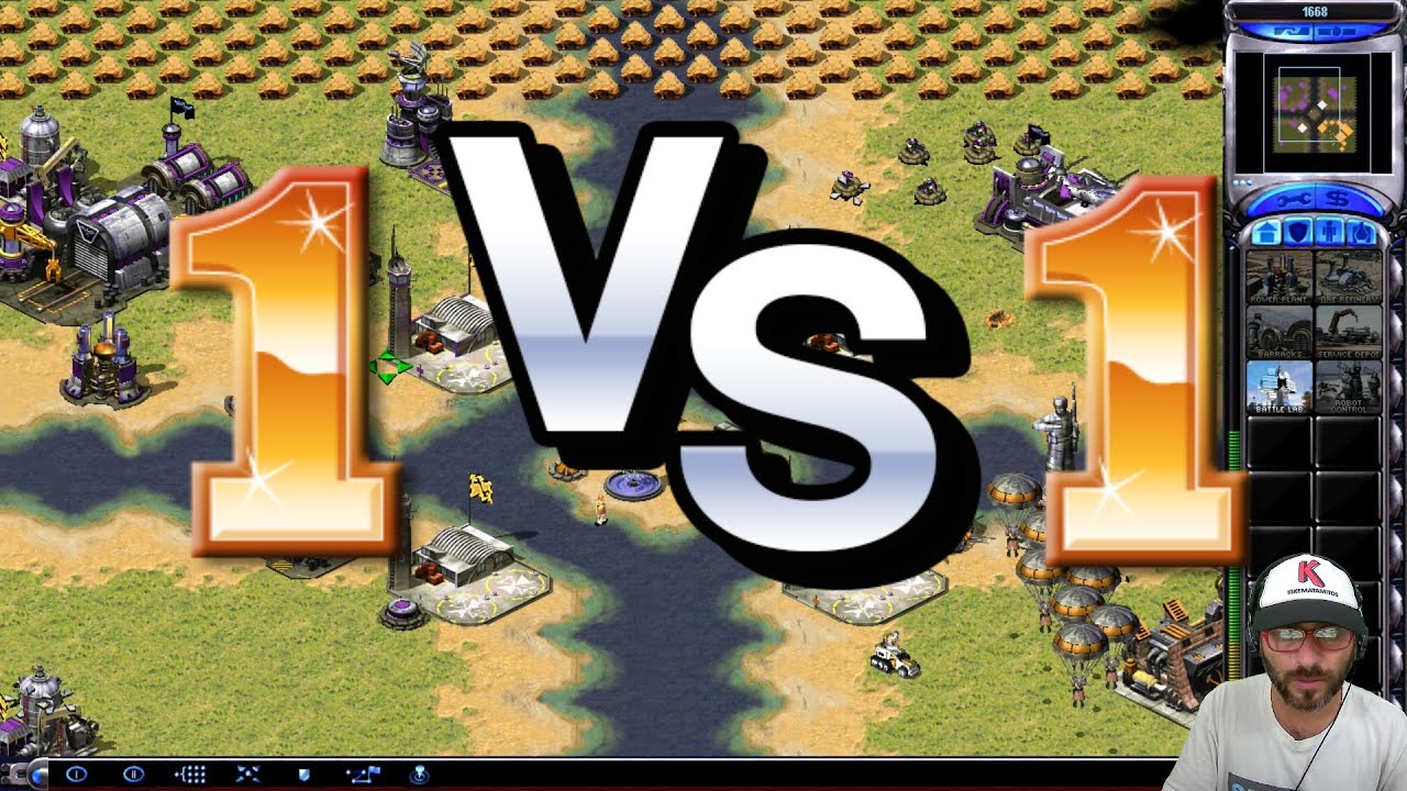 1 vs 1 Funny Map X4 I go Alliend and Soviet Online Multiplayer Red Alert 2 gameplay #redalert2