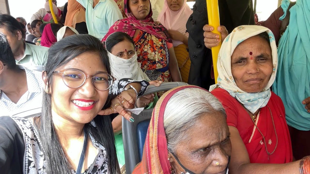 अबाबाबा ! लातूर सिटी बस मधून गर्दीत प्रवास - LATUR CITY BUS