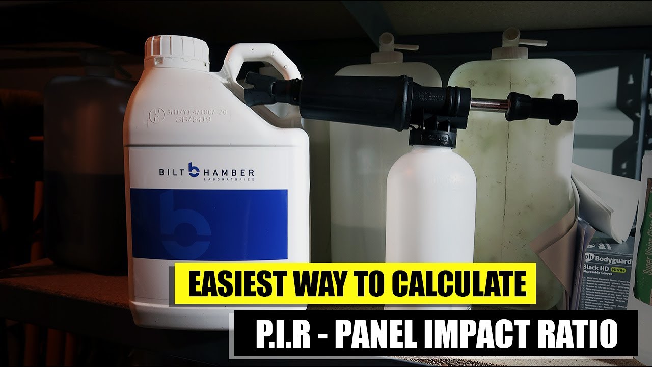 Bilt Hamber Auto Foam | Easiest calculation of PIR - Panel Impact Ratio