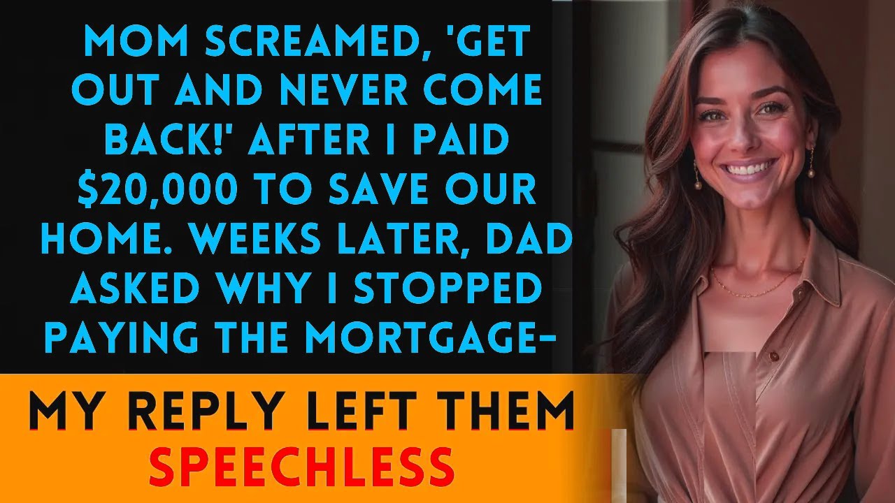 Mom screamed “Get out!” after I saved the house—weeks later, Dad asked why it’s unpaid.