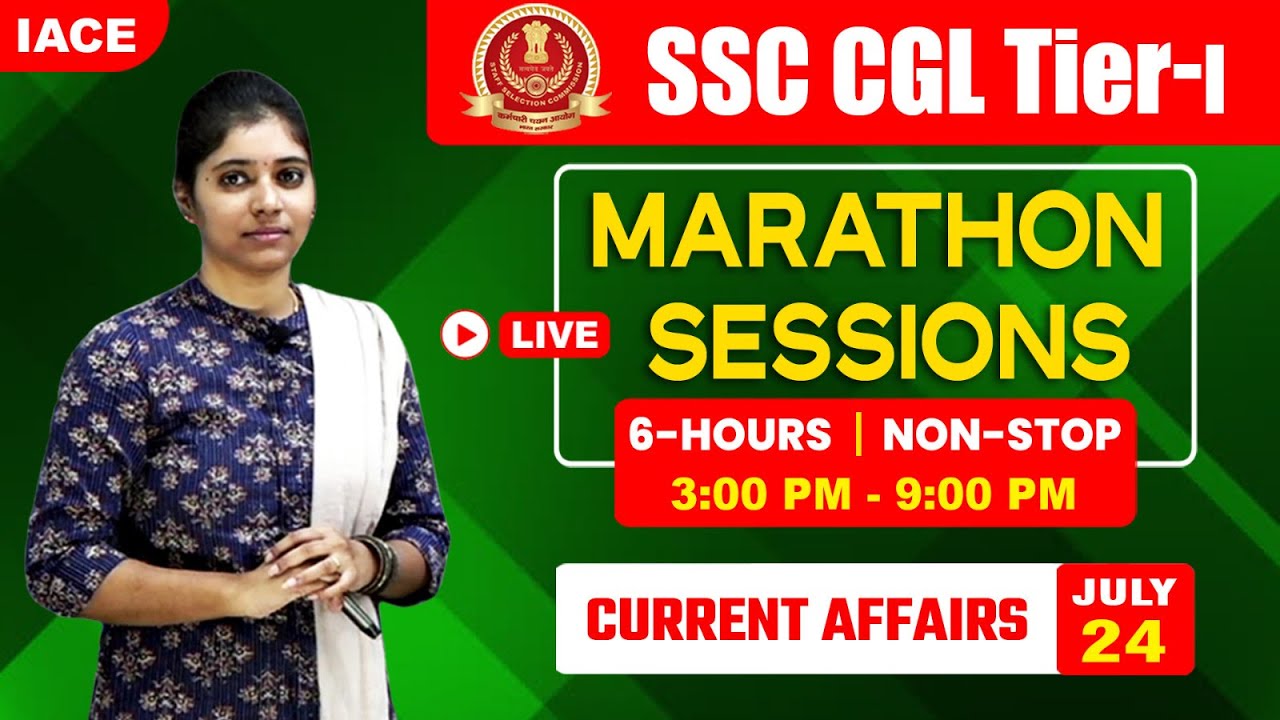 𝐈𝐀𝐂𝐄'𝐬 𝐏𝐎𝐖𝐄𝐑𝐅𝐔𝐋 💥 𝐒𝐒𝐂 𝐂𝐆𝐋 𝐌𝐀𝐑𝐀𝐓𝐇𝐎𝐍 𝐒𝐄𝐒𝐒𝐈𝐎𝐍𝐒 | 𝐂𝐔𝐑𝐑𝐄𝐍𝐓 𝐀𝐅𝐅𝐀𝐈𝐑𝐒 | 𝐉𝐔𝐋𝐘 𝟐𝟒, 𝐓𝐇𝐔𝐑𝐒𝐃𝐀𝐘 | 𝟑𝐏𝐌 𝐓𝐎 𝟗𝐏𝐌