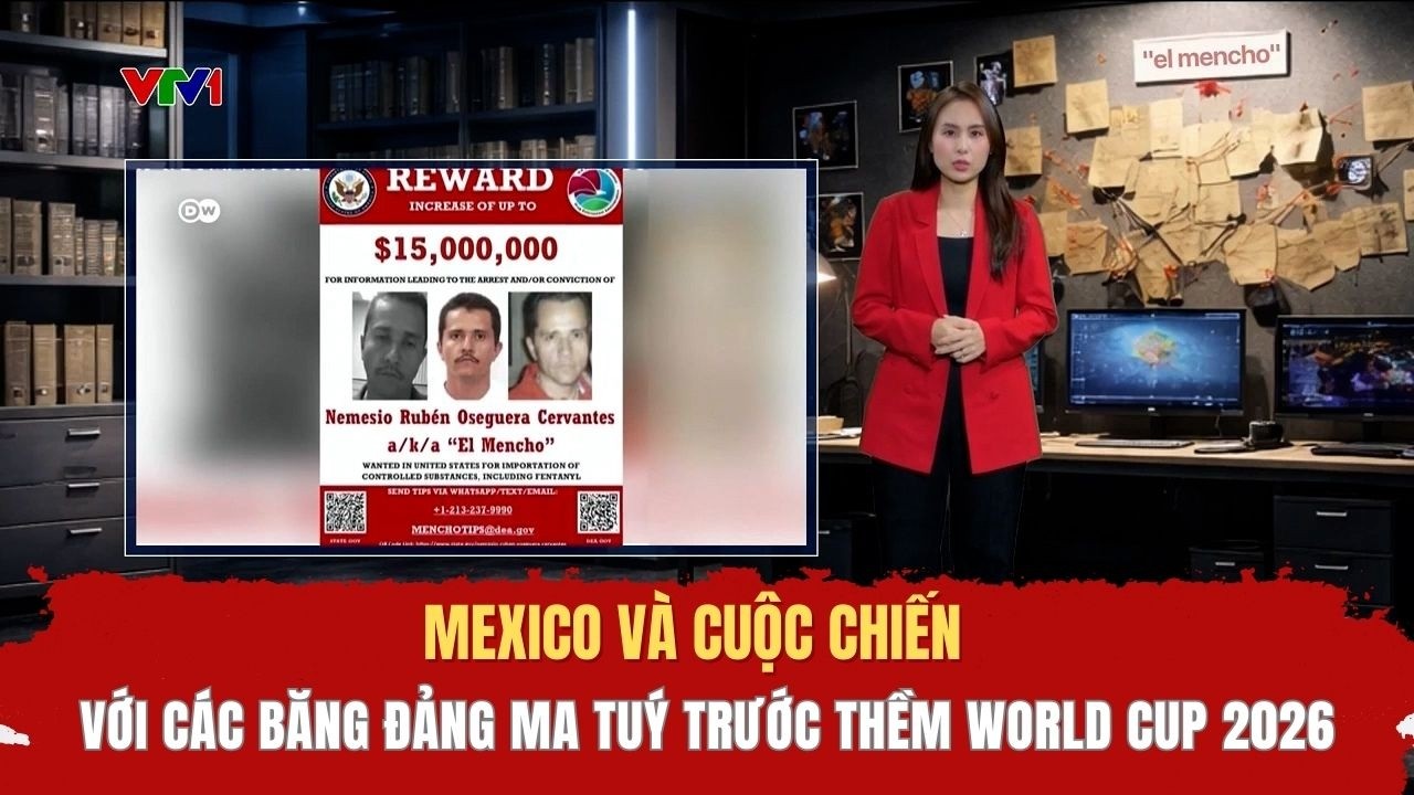 Mexico và cuộc chiến với các băng đảng ma tuý trước thềm World Cup 2026 | Chuyển động 24h