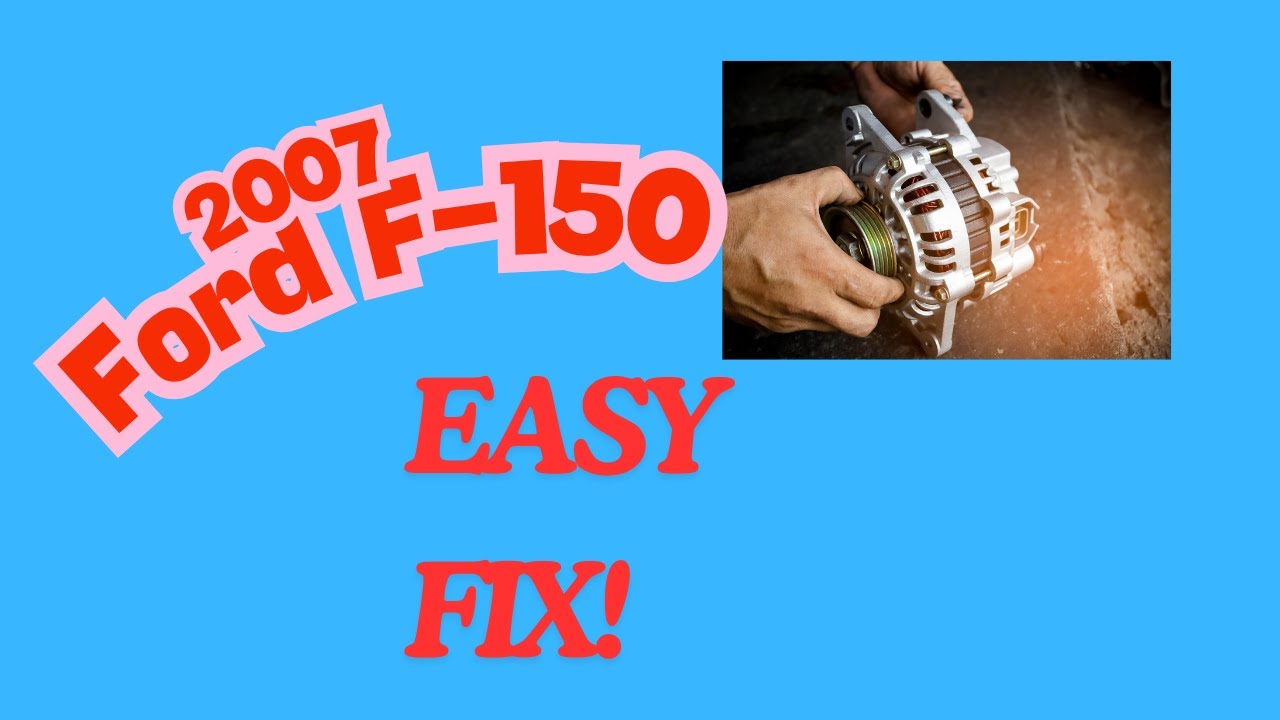 2004-2008 Alternator Replacement  Ford F-150 4.2L