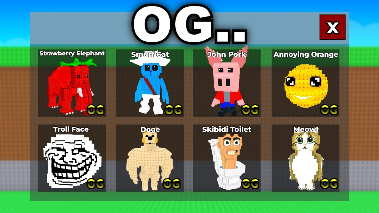 I Got EVERY OG Brainrot...