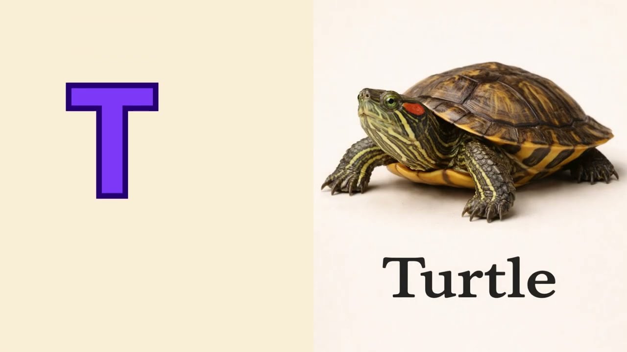 Learn P to T Alphabet | Flash Cards with Pictures