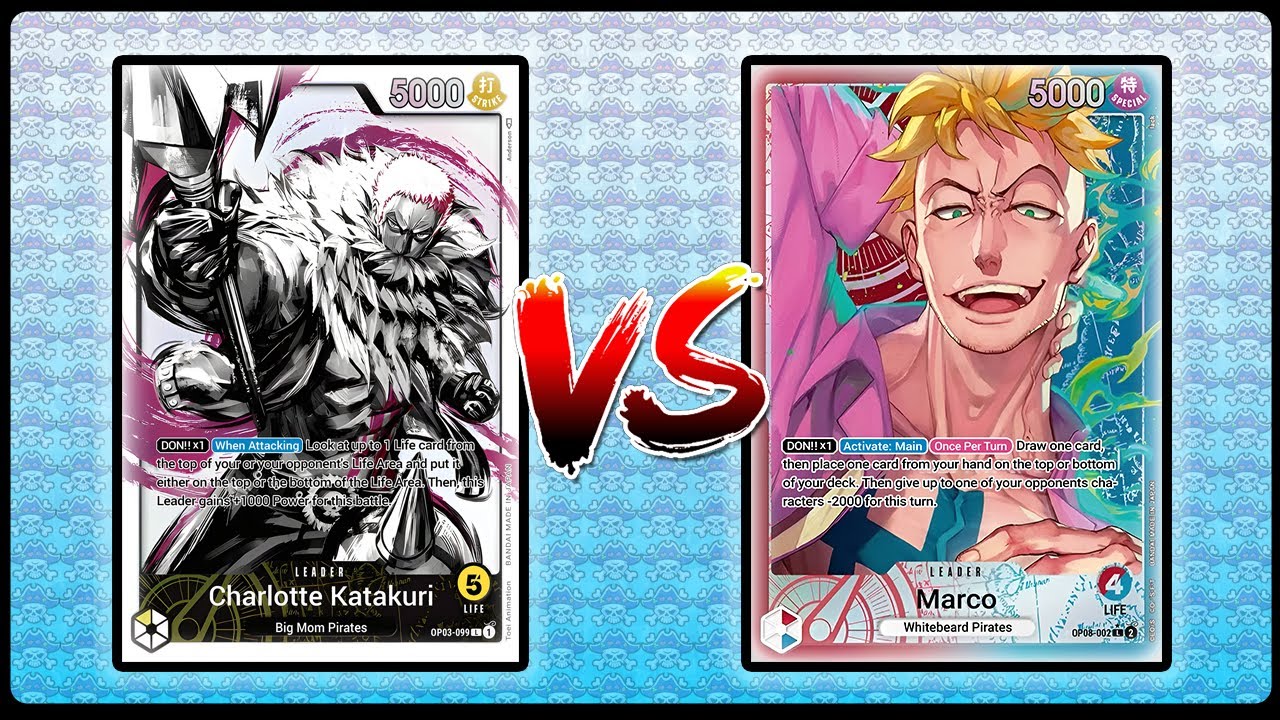 One Piece Card Game Store Locals OP08.5 Charlotte Katakuri vs Marco