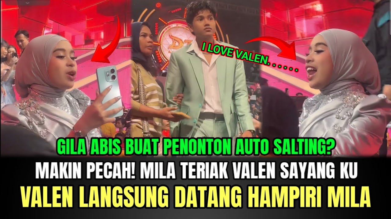 MAKIN HEBOH! Mila Teriak Valen Sayang ku, Valen Langsung Datang Hampiri Mila!