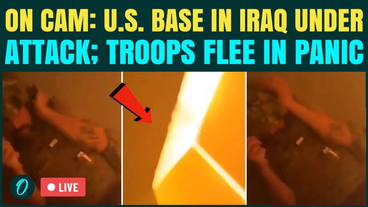US Troops Flee in PANIC LIVE: Trump&rsquo;s Military Base in Iraq Under Missile Attack | Radar Destroyed?