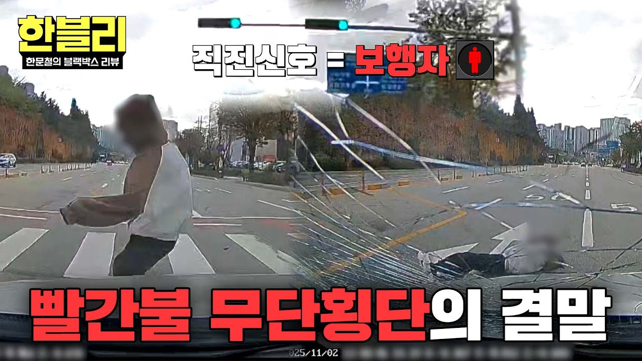 [한블리] 왕복 8차로에서.. 겁을 상실한 질주😡 무단횡단의 위험성🚨 | 한블리 (한문철의 블랙박스 리뷰) 163회 | JTBC 260304 방송