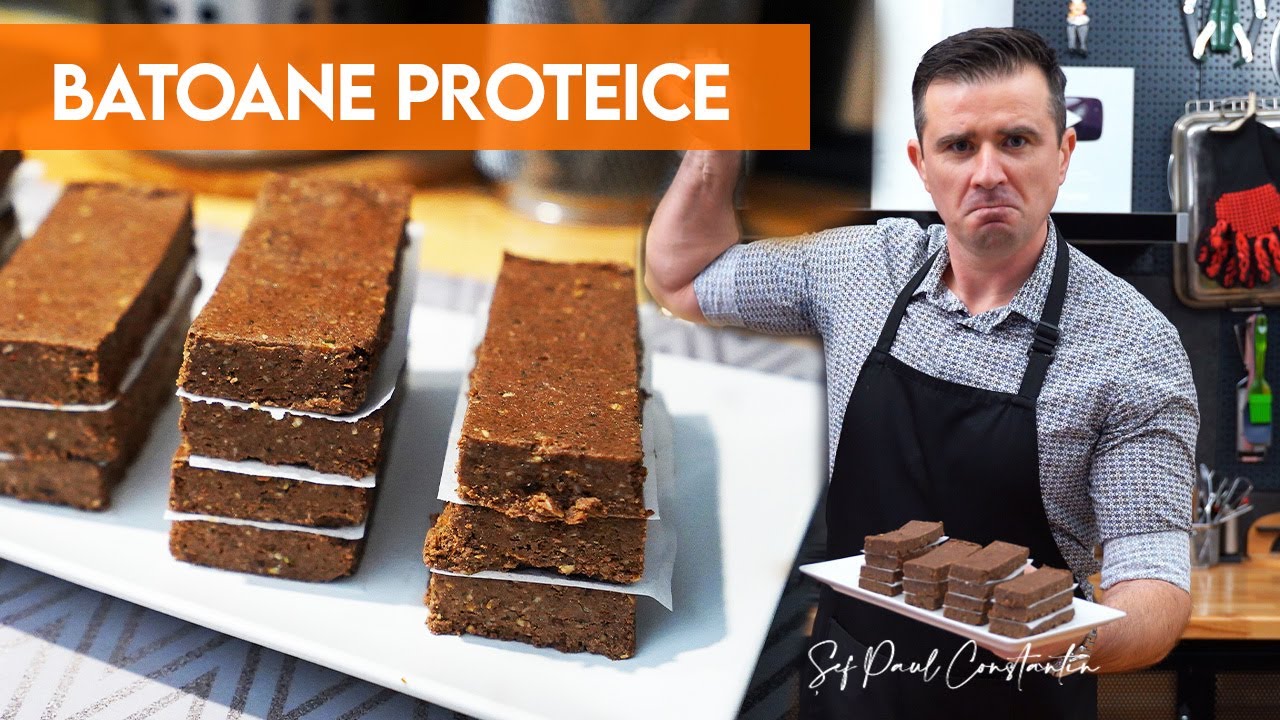 💪 Secretul sportivilor de performanță: Batonul proteic, acum și pentru tine! 🍫 Șef Paul Constantin