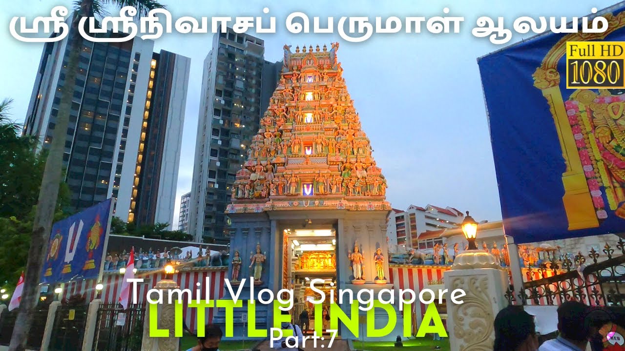 Sri Srinivasa Perumal Temple | Little India | Singapore Tamil Vlog | Tamil Vlog | Travel Vlog