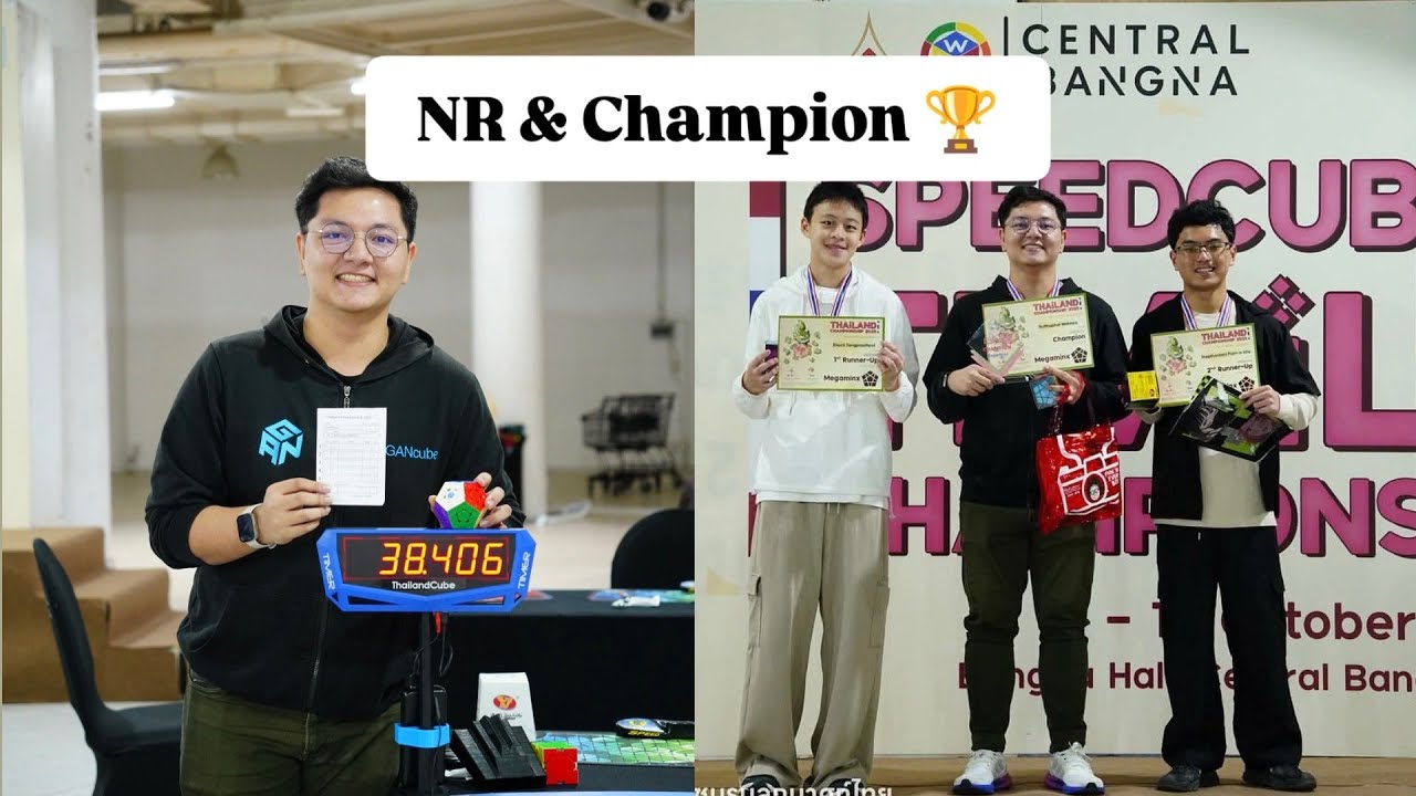 Megaminx Thailand Champion: 36.51 NR Average! | Natthaphat Mahtani