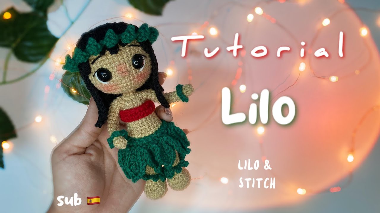 Lilo y Stitch a crochet🌺🍃 | Tutorial amigurumi