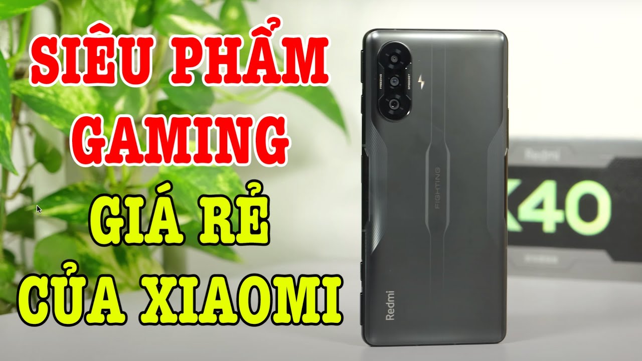Mở hộp Redmi K40 Gaming ĐẦU TIÊN Ở VN, siêu phẩm của Xiaomi