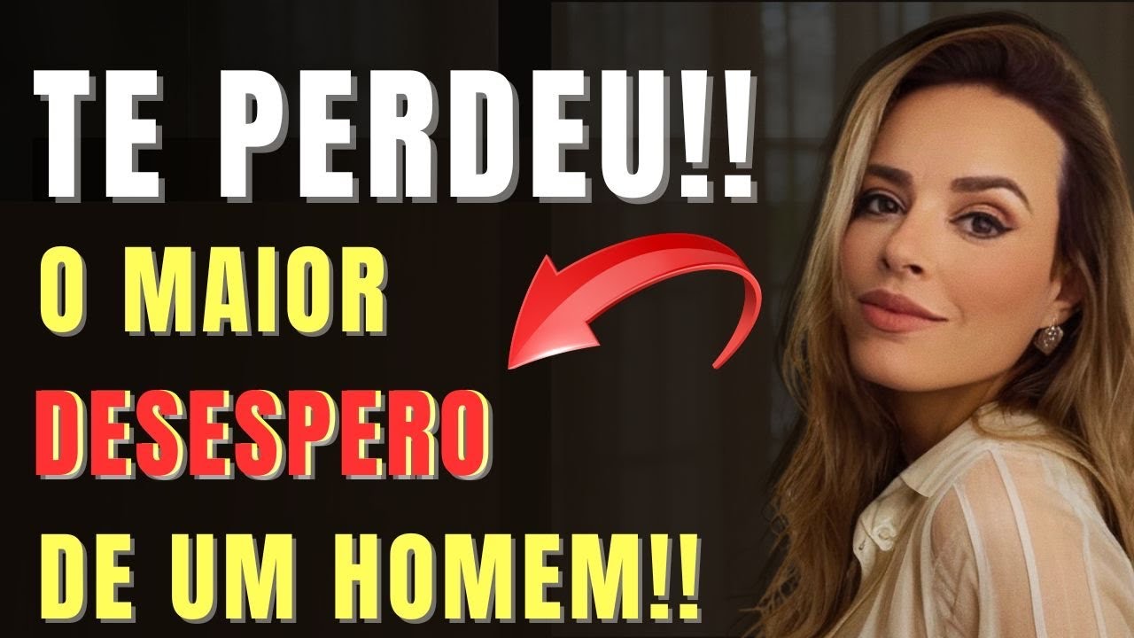 ELE SE DESESPERA AO PENSAR EM TE PERDER!!! 