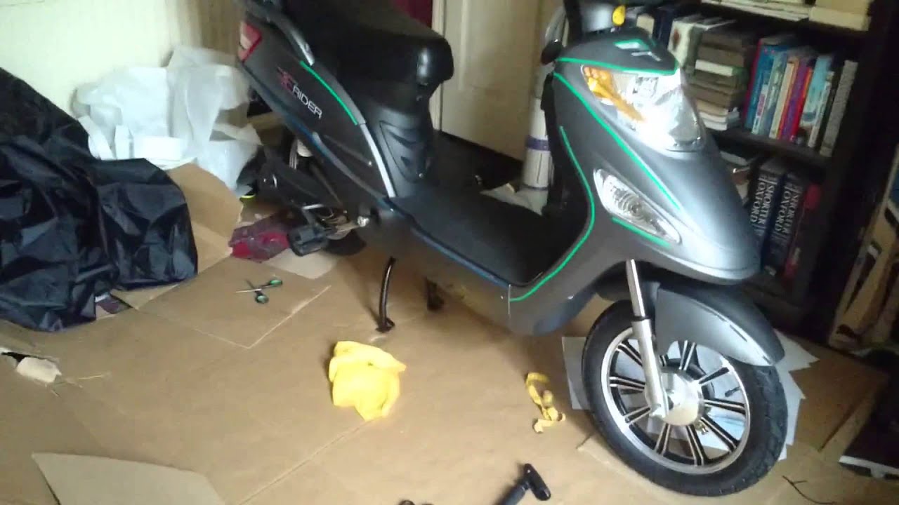 E Rider with reflective trim added