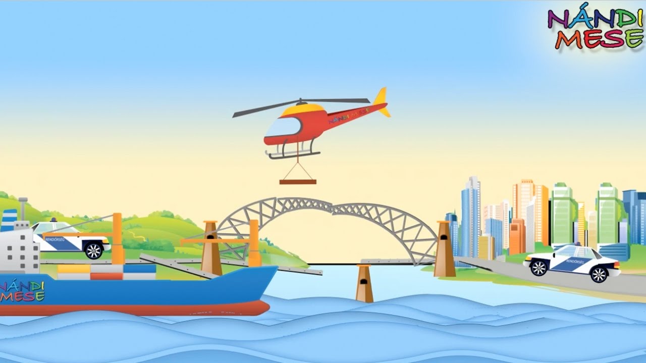 A leszakadt h&iacute;d mese 🚁🚓 🚢