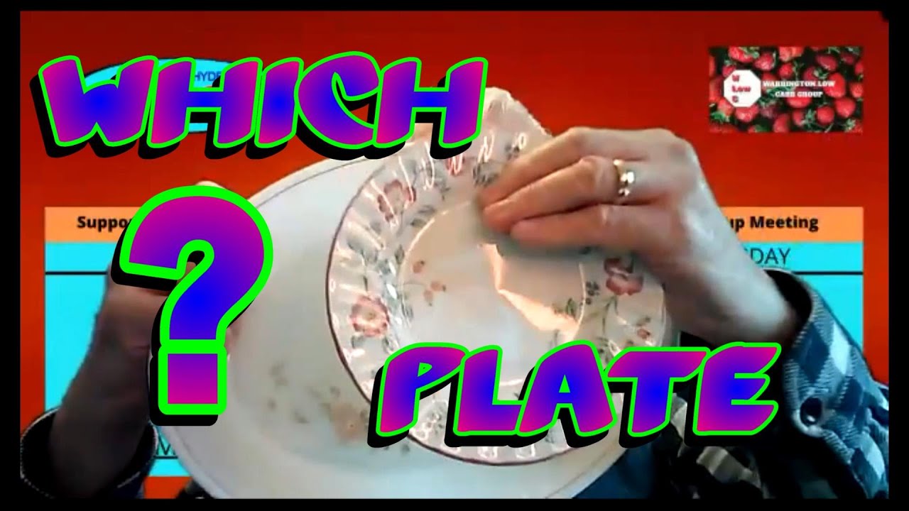 EAT OFF SMALLER PLATES AND SEE WHAT HAPPENS!!!