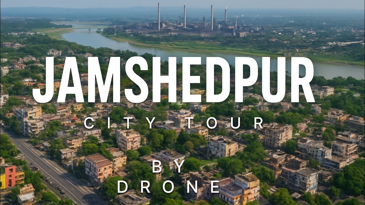 Jamshedpur (Tatanagar) Drone 4k view 