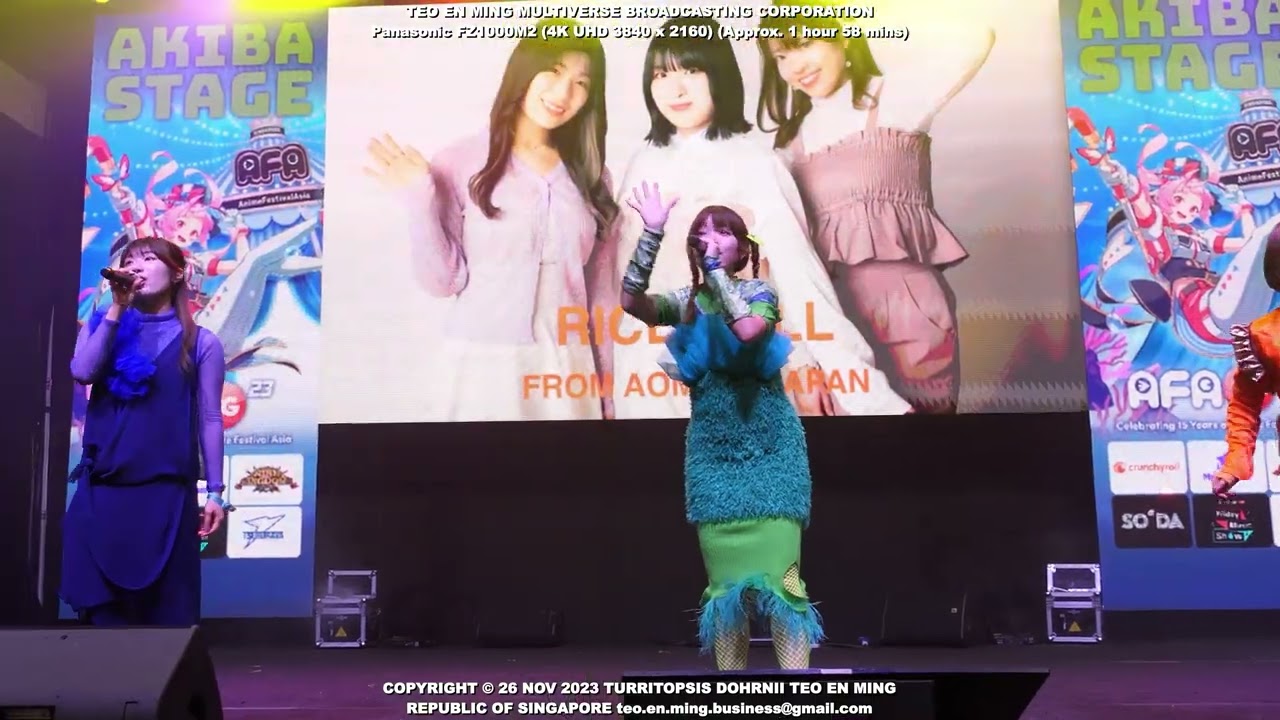 Anime Festival Asia AFA Singapore 26 Nov 2023 Sunday