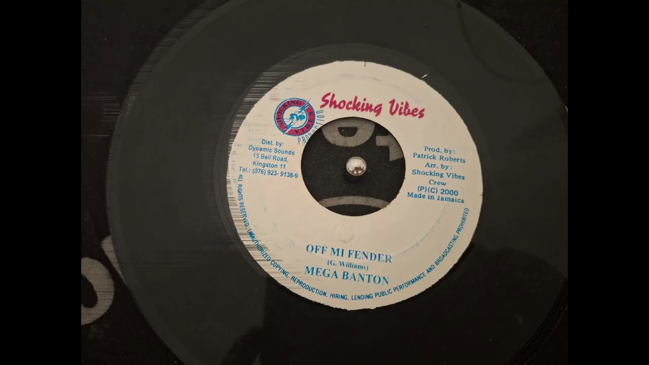 Mega Banton - Off Mi Fender + Version 7'