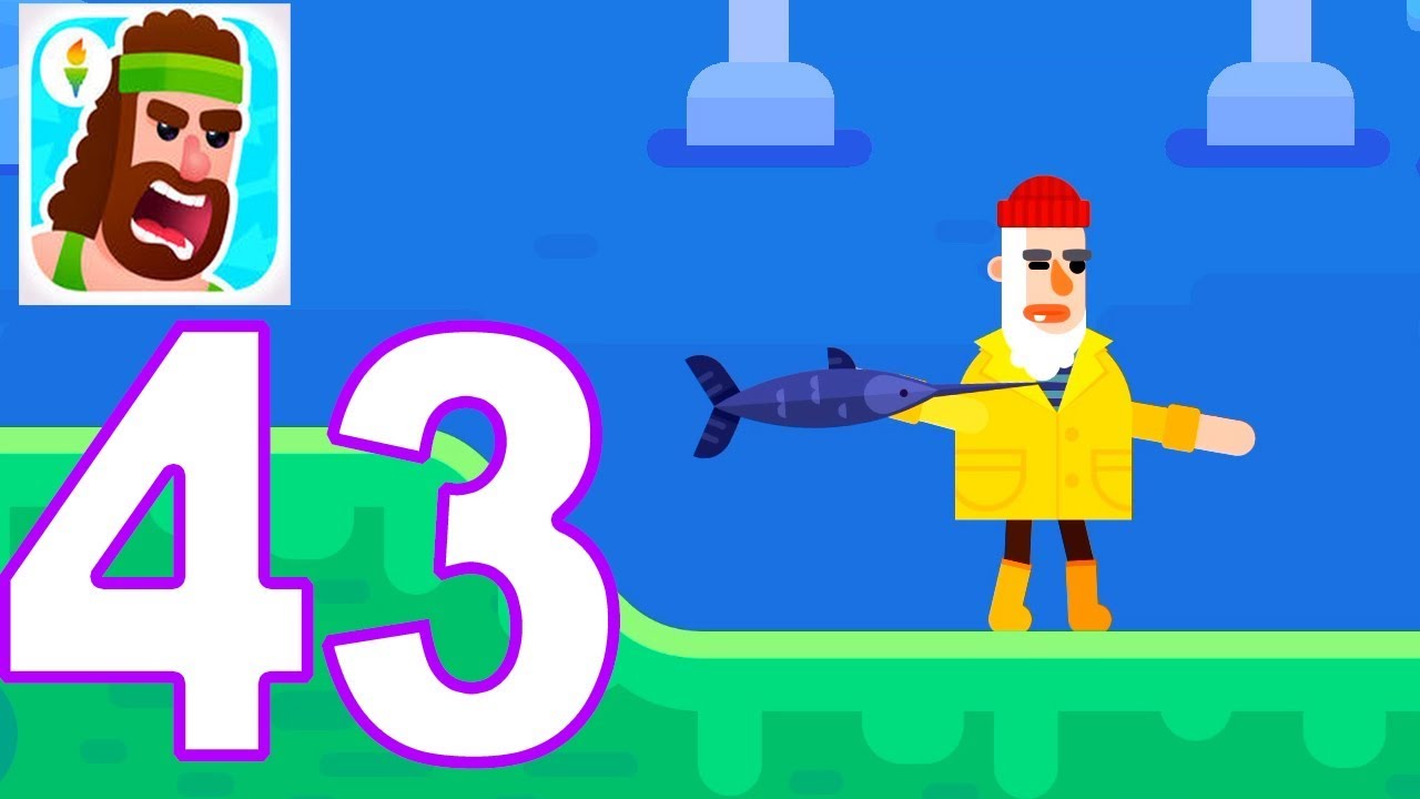 Bowmasters - Gameplay Walkthrough Part 43 - OLD MAN (Swordfish) Tournament (iOS)