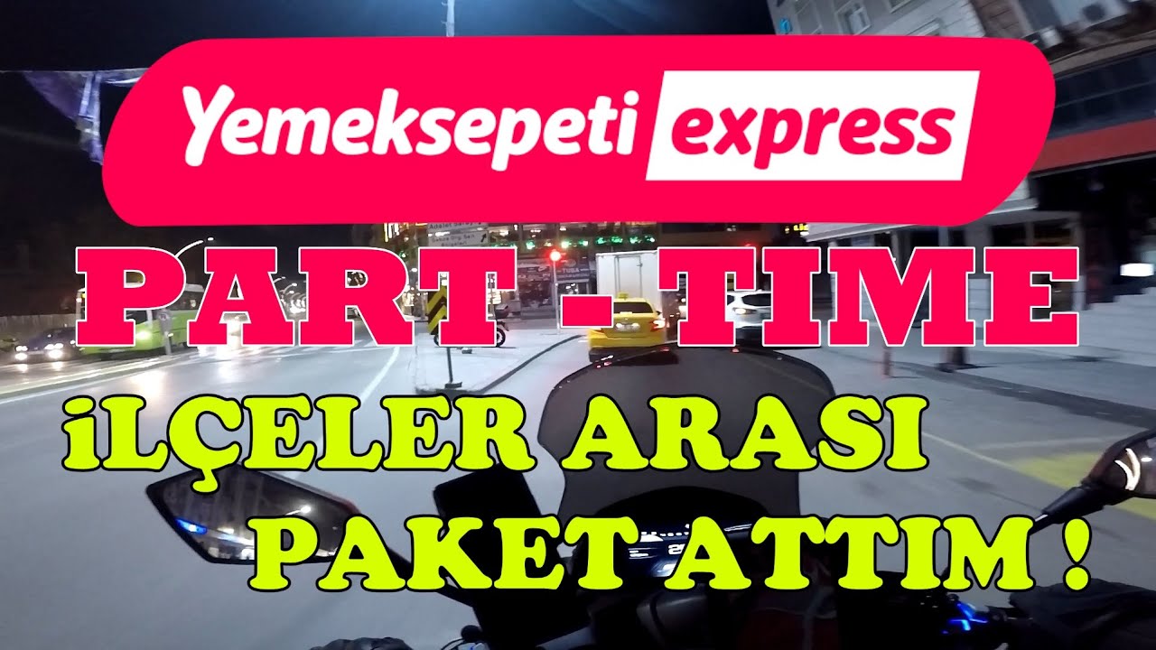 YEMEKSEPETİ PART TİME - KAZANÇ ? #motovlog #motokurye #yemeksepeti