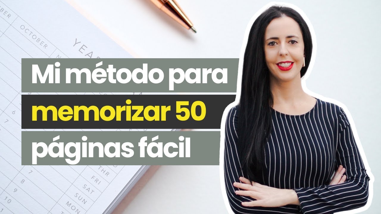 ¿Cómo memorizar 50 páginas en un día?OPOSICIONES Y UNIVERSIDAD.