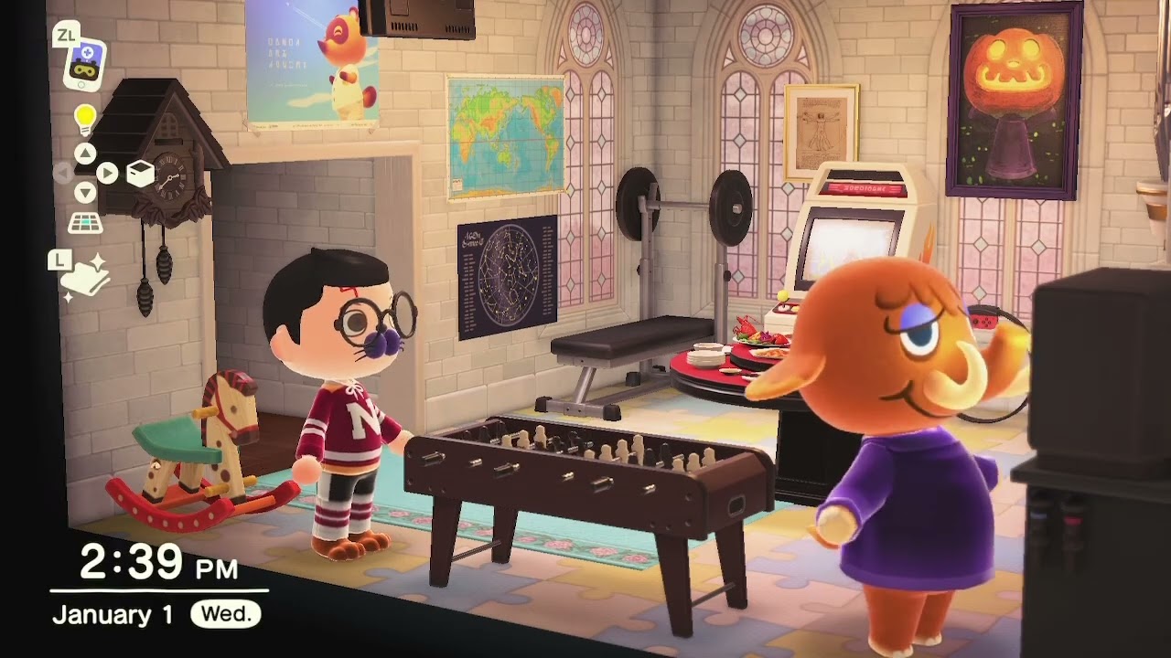 Animal Crossing New Horizons singing moments 70