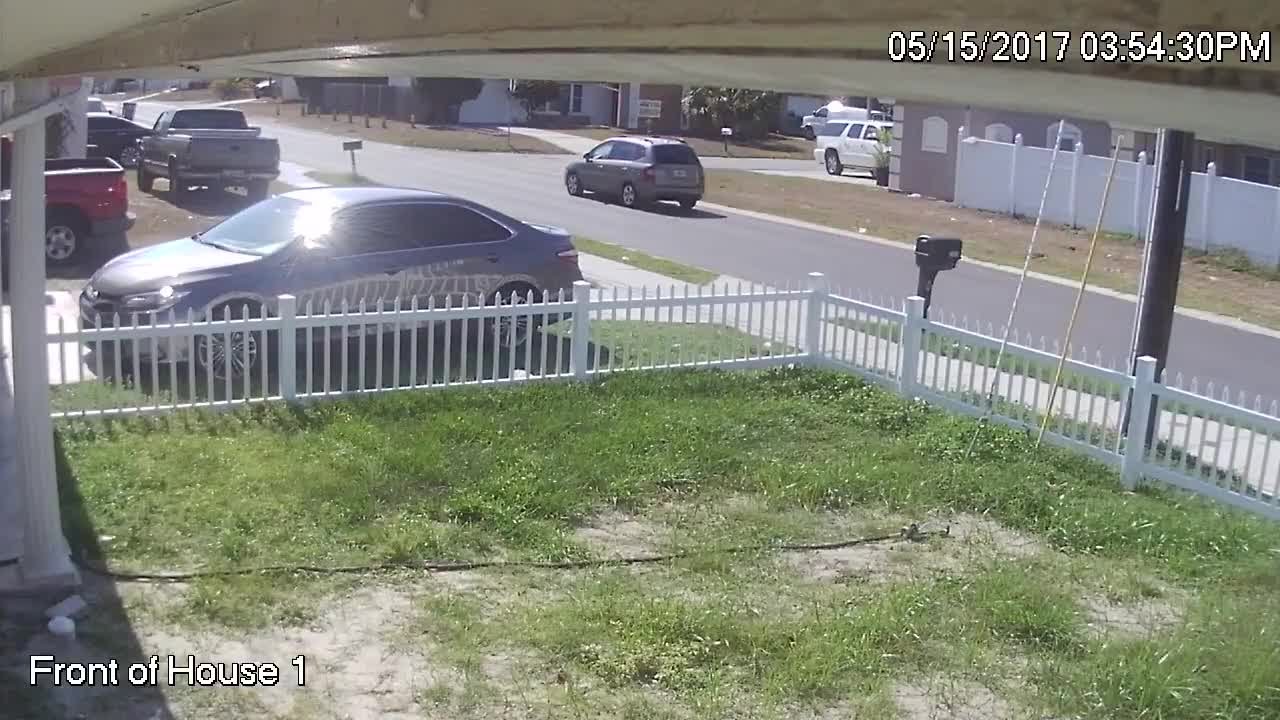 Hit-and-run caught on camera